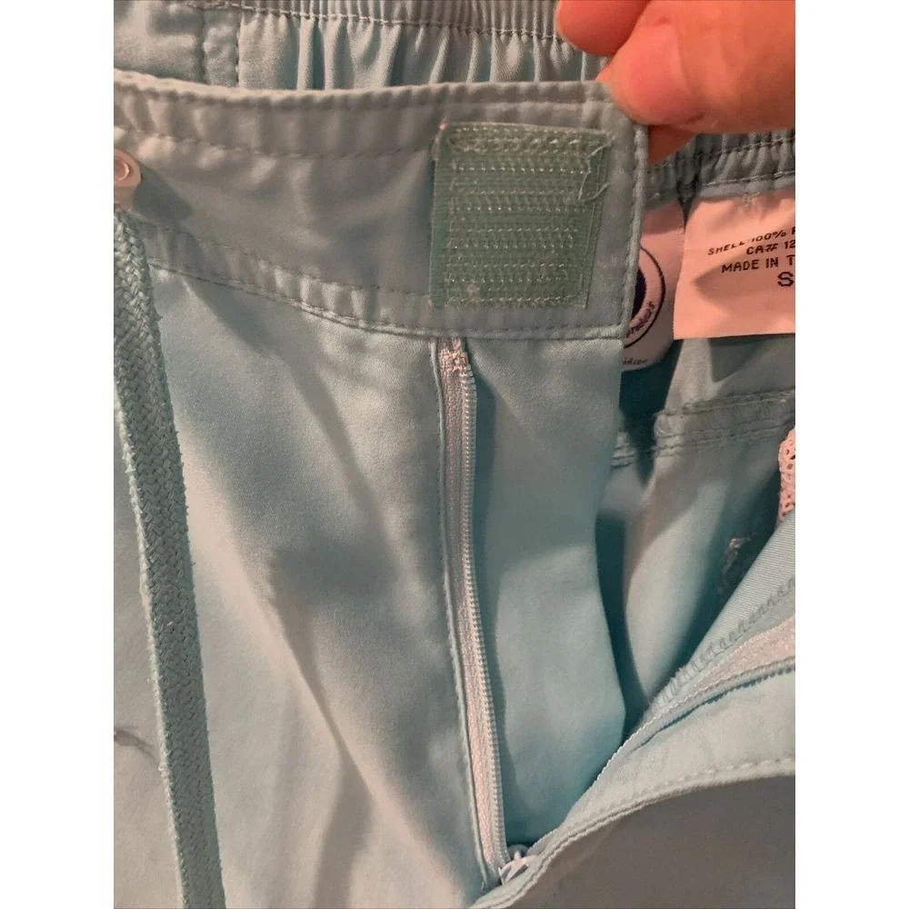 Body Glove Swim Shorts Elastic Waist‎ Drawstring Pockets Aqua Blue Sz S